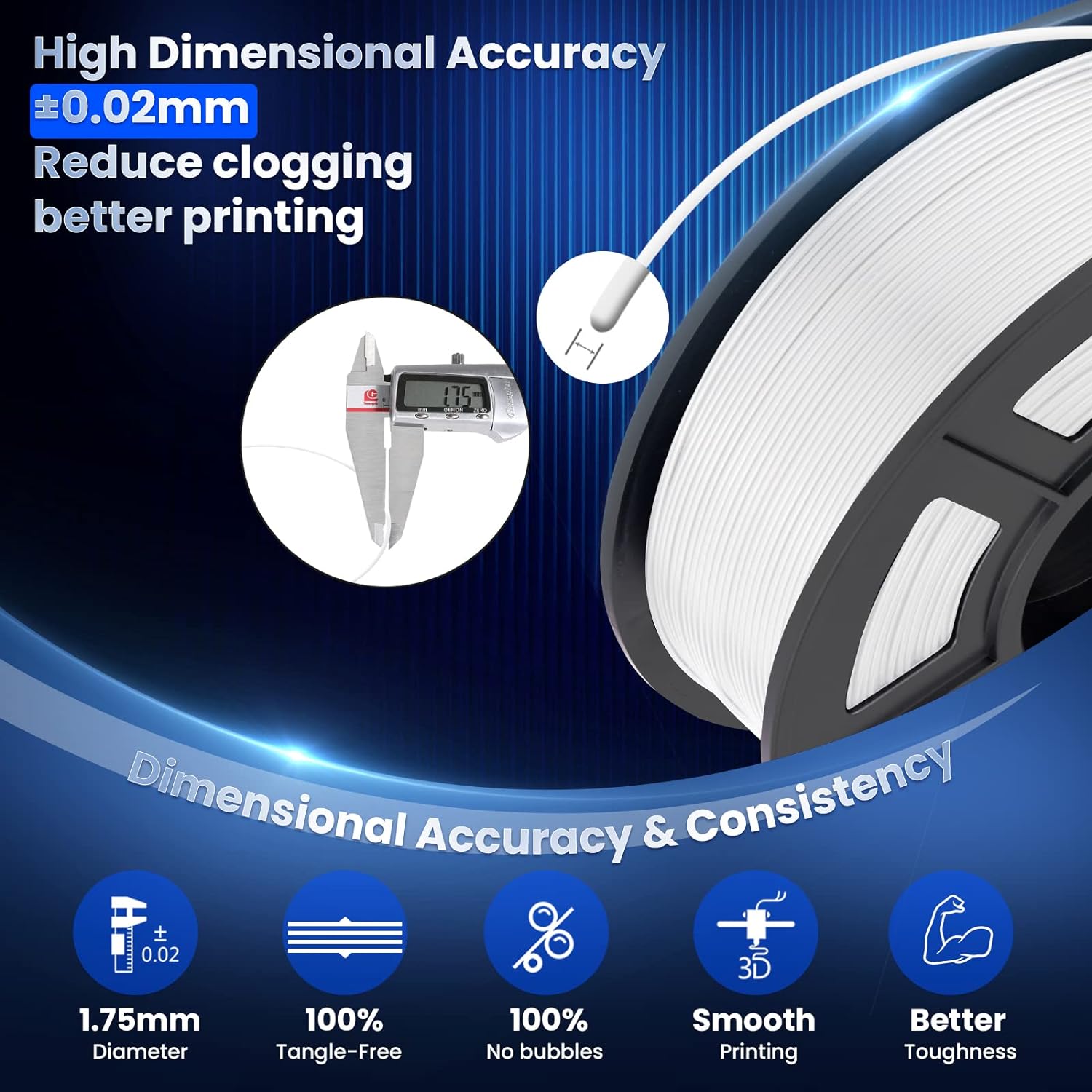 JAYO 3D PETG/PLA/PLA PLUS Prin - Filament 1.75 评论和价格