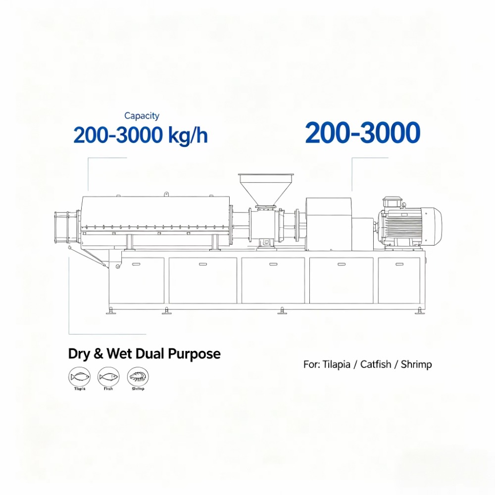 Floating Fish Feed Extruder Do - Extruder 评论和价格