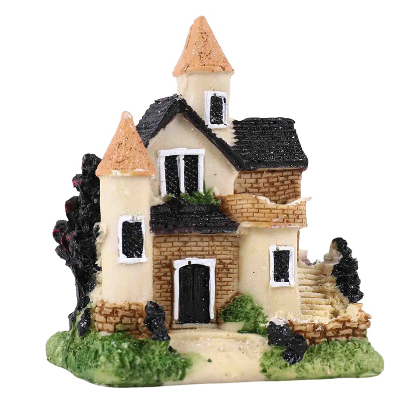 Cute Mini Resin House Miniatur - Resin 评论和价格