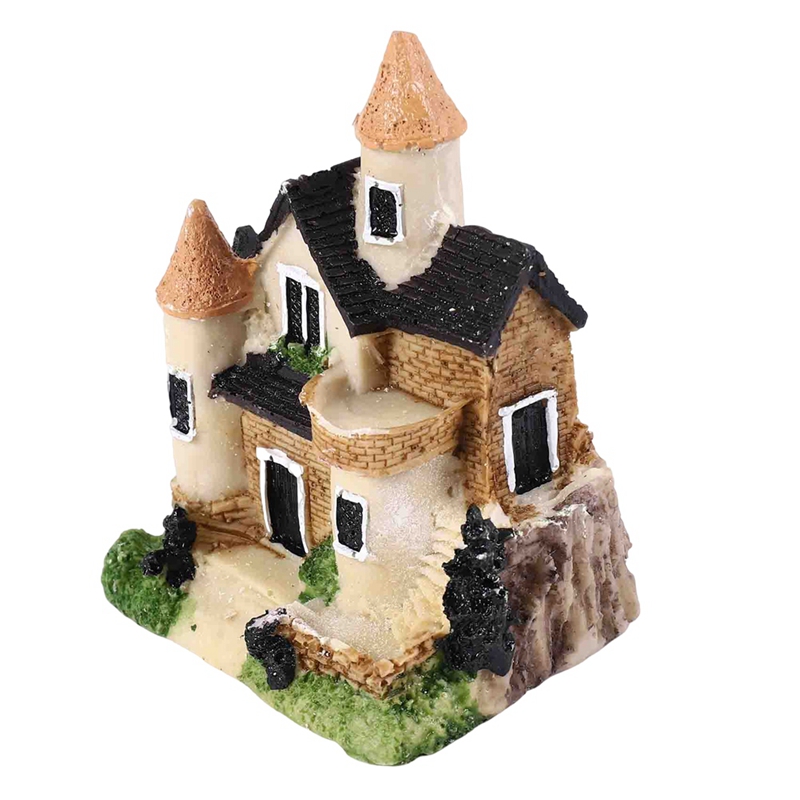 Cute Mini Resin House Miniatur - Resin 评论和价格