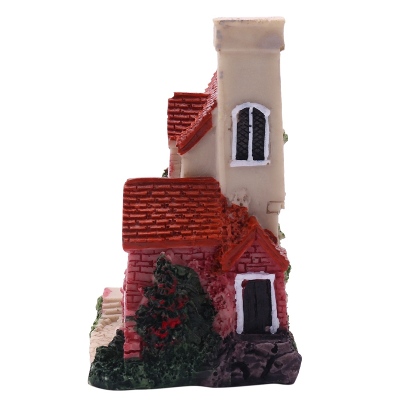 Cute Mini Resin House Miniatur - Resin 评论和价格
