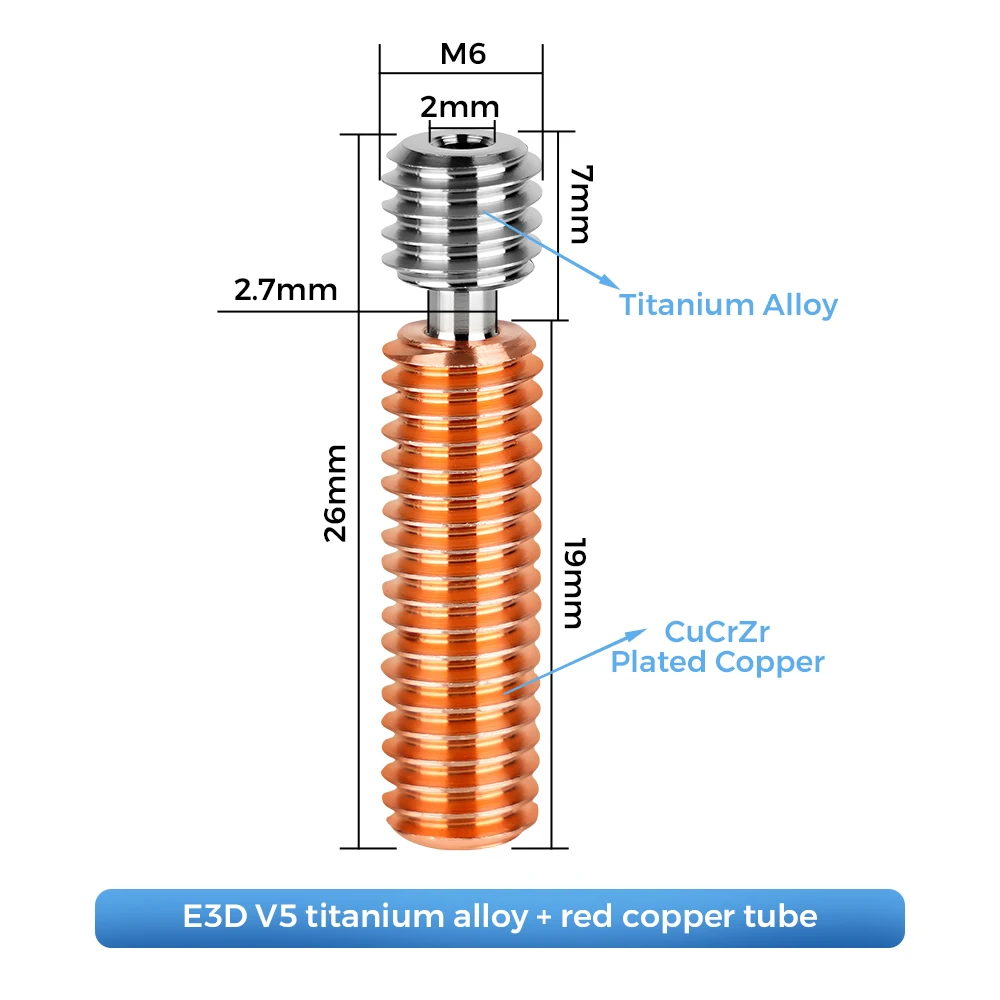 High Quality E3D V6 Throat V5  - Direct Drive Extruder 评论和价格