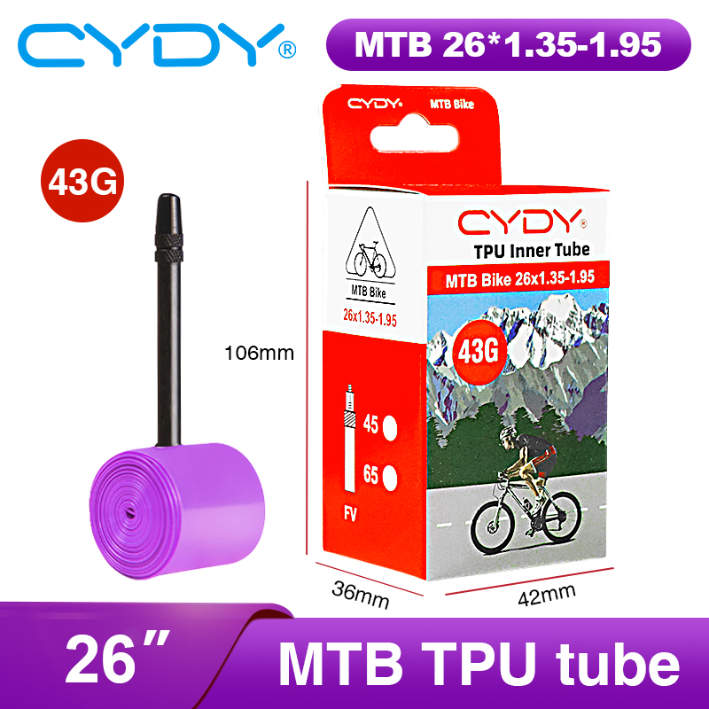 43g CYDY TPU Tube MTB 26 27.5  - Filament 1.75 评论和价格