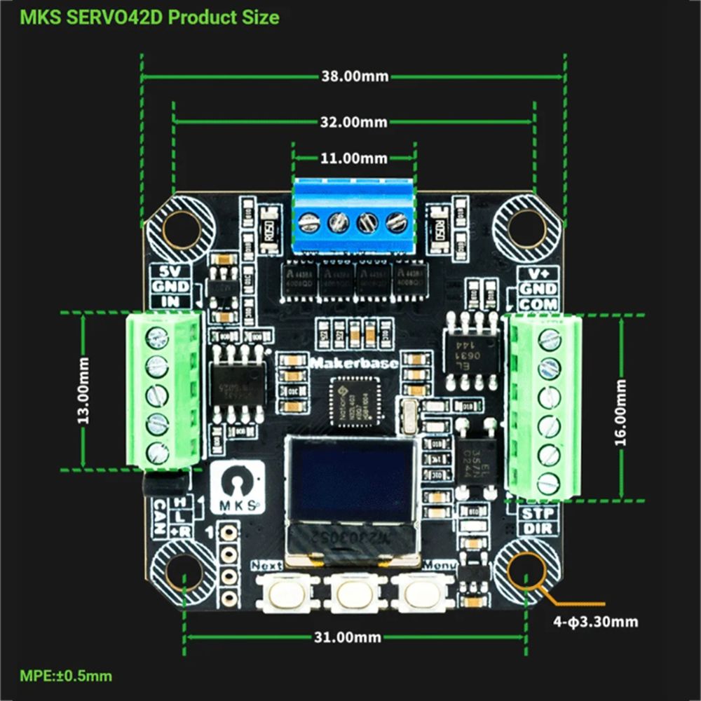 [AC18 Digital]/SERVO42D 40 CAN - Closed Loop Stepper Motor Nema 17 评论和价格