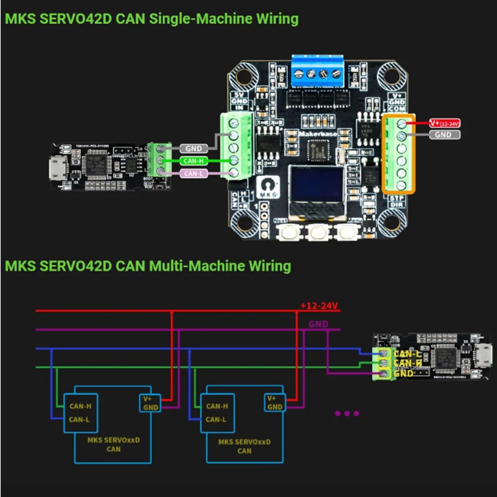 [AC18 Digital]/SERVO42D 40 CAN - Closed Loop Stepper Motor Nema 17 评论和价格