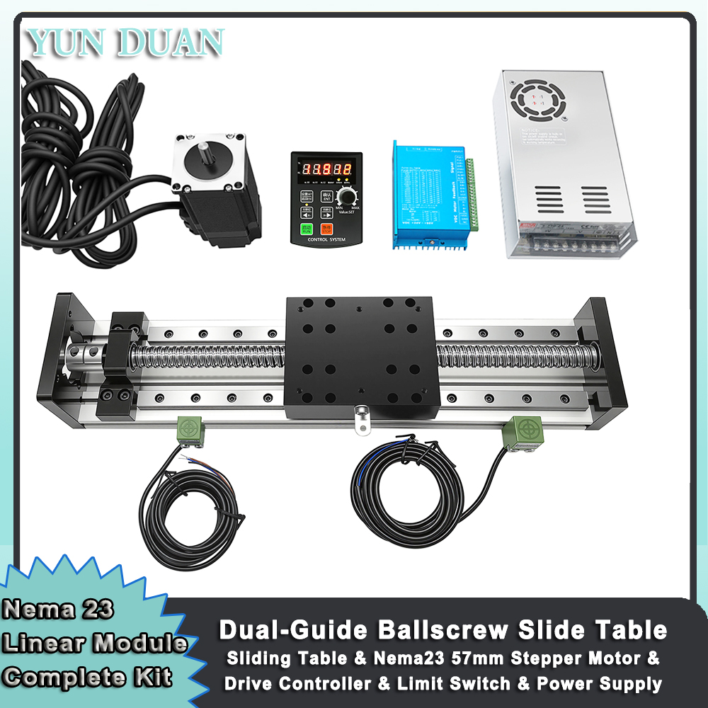 Nema 23 Linear Motor Drive Con - Linear Rail Mgn12H Set 评论和价格