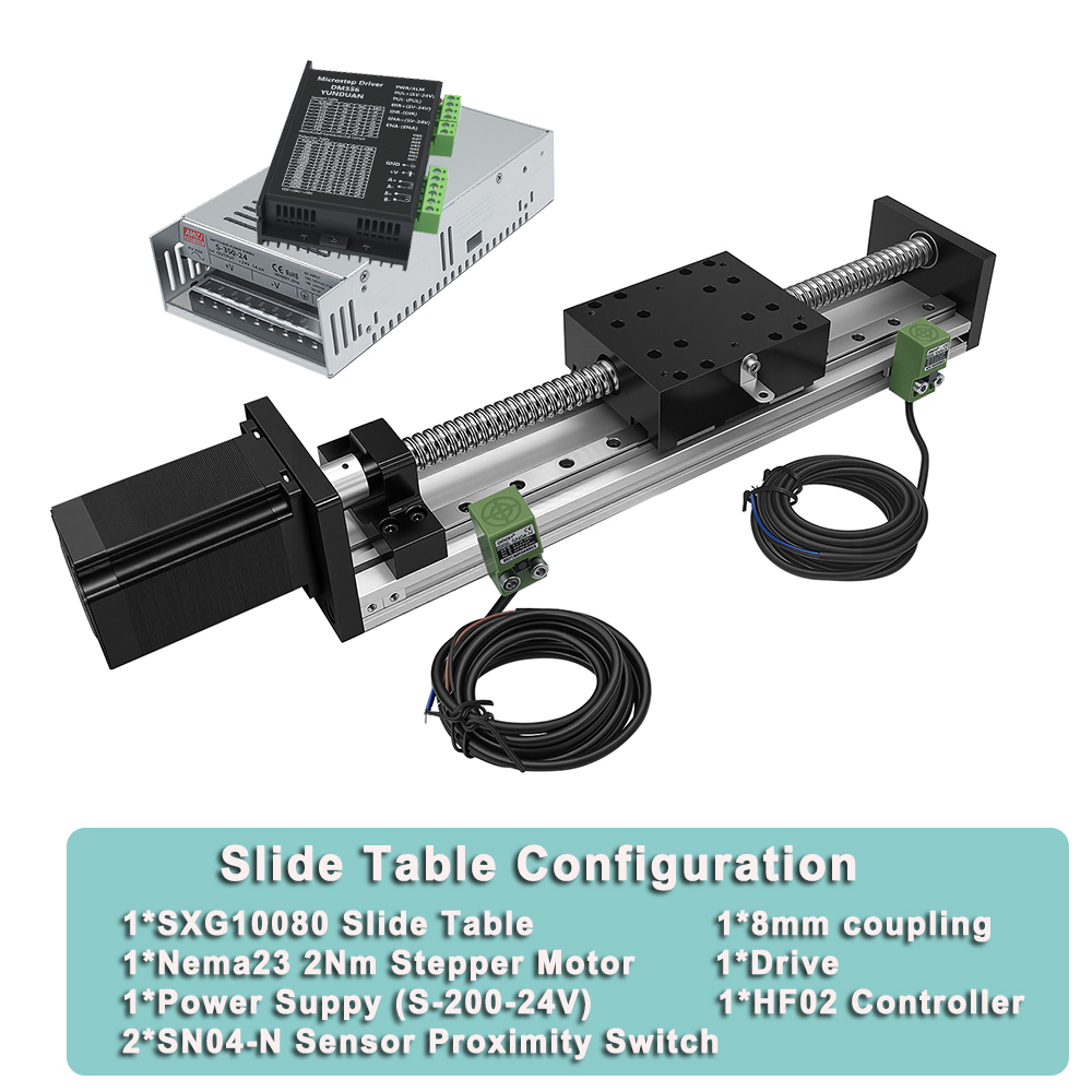 Nema 23 Linear Motor Drive Con - Linear Rail Mgn12H Set 评论和价格