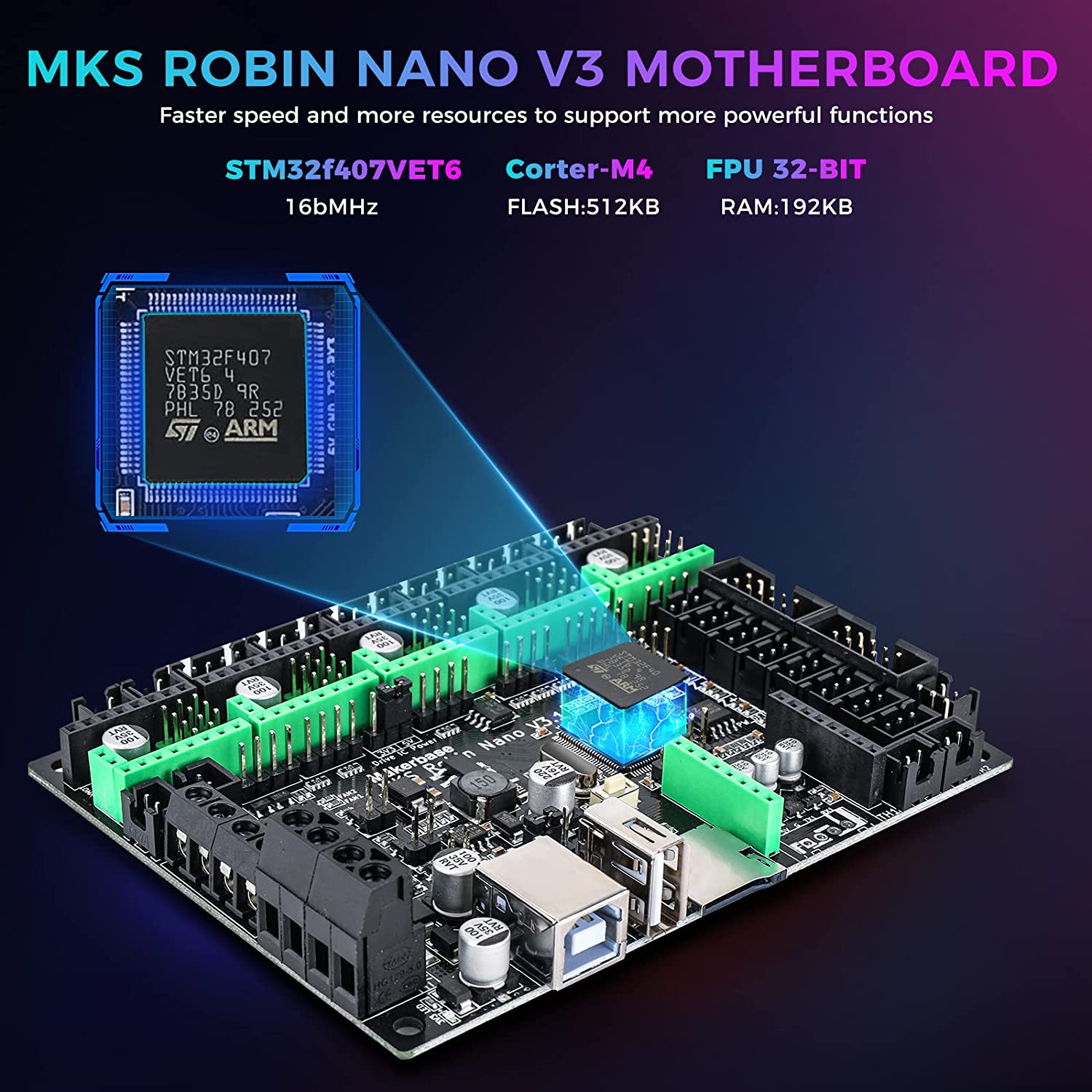 Makerbase MKS Robin Nano V3 32 - Mks Sgen 评论和价格