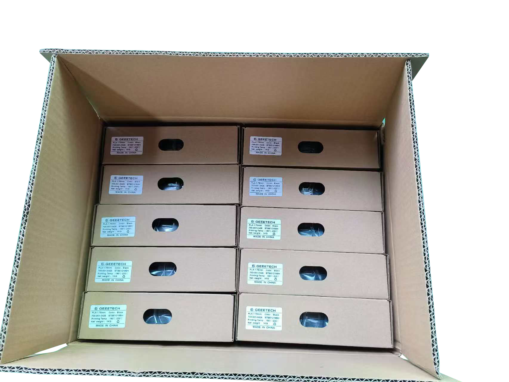 GEEETECH 10Kg In One Box Matte - Filament 1.75 评论和价格