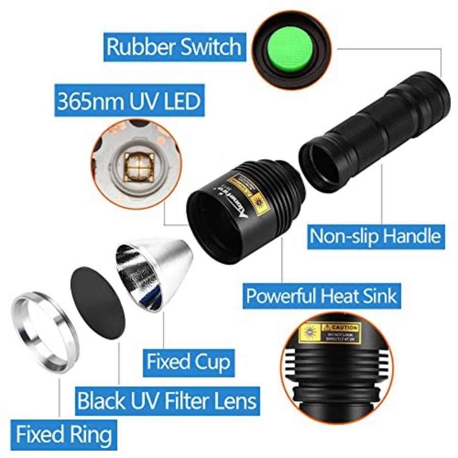 SV13 15W 365nm UV Flashlight R - Uv Resin 评论和价格
